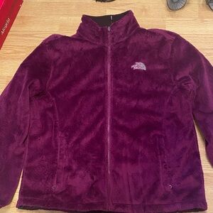 Preowned women’s The North Face Deep Purple Fleece Jacket XXL Excellent